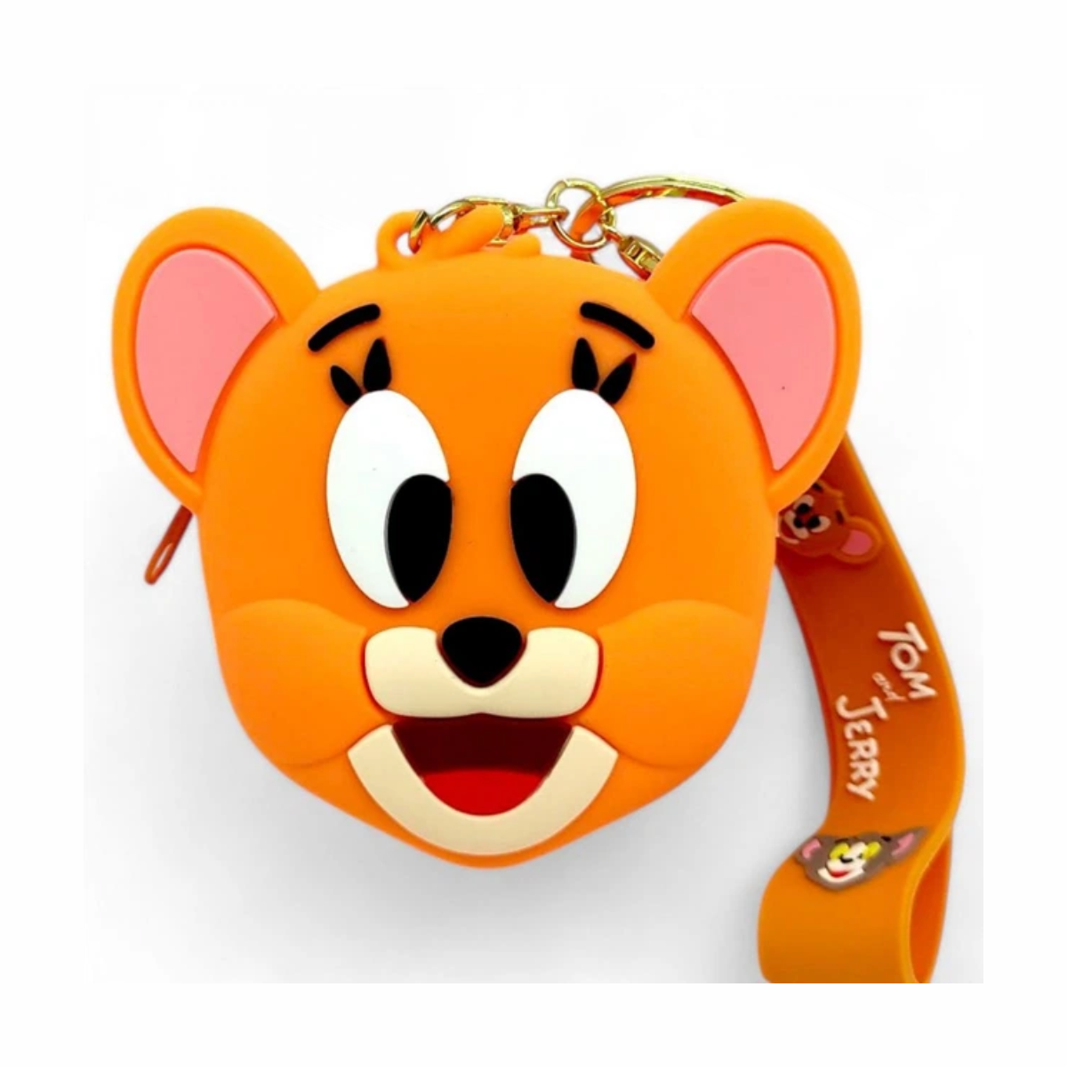 Tom and Jerry Cartoon Coin Pouch - Keychain Gift Purse, Random Color - Image 3