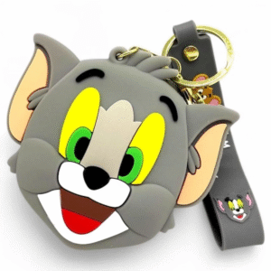 Tom and Jerry Cartoon Coin Pouch - Keychain Gift Purse, Random Color