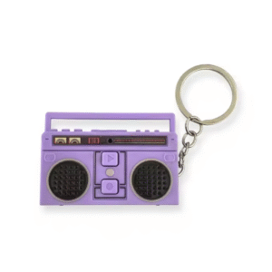 Mini Retro Radio Keychain with Recording & Playback