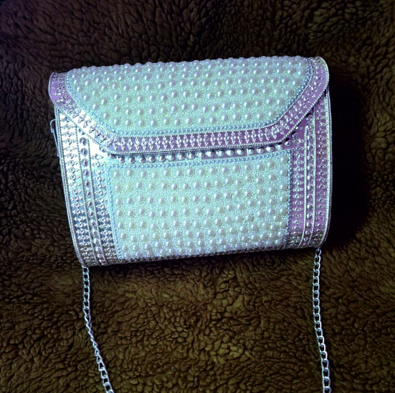 Purse Ethnic Handmade Metal Clutch Bag - Image 2